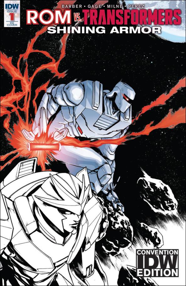 Rom Vs Transformers: Shining Armor issue 1-E Paolo Villanelli Convention Cover