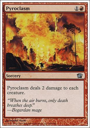 Magic the Gathering: 8th Edition (Base Set) card 210 Pyroclasm