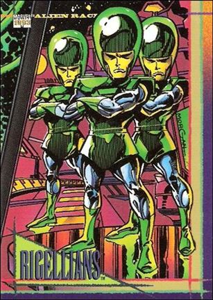 Marvel Universe: Series 4 (Base Set) card 126 Rigellians