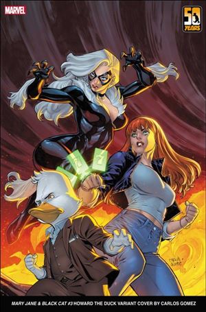 Mary Jane & Black Cat issue 3-C Carlos Gómez Howard the Duck Cover