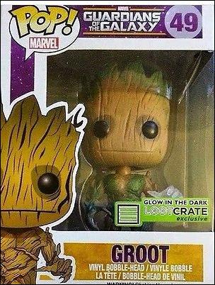 POP! Marvel figure 49-B Groot (Glow in the Dark) 