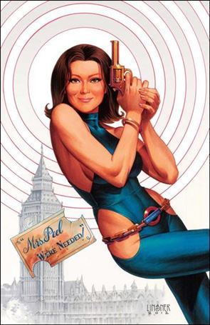Steed and Mrs. Peel (2012) issue 0-H Joseph Michael Linsner 1:100 Virgin Cover