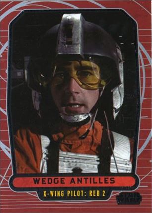Star Wars Galactic Files (Base Set) card 118 Wedge Antilles X-Wing Pilot: Red 2