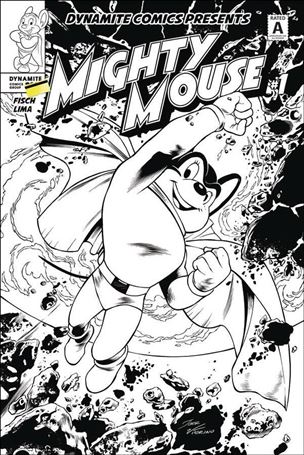 Mighty Mouse (2017) issue 1-F Igor Lima 1:10 Black and White Cover
