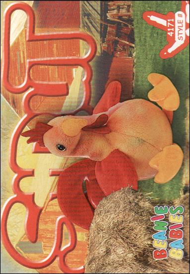 Beanie Babies Series 4 (Base Set) card 240 Strut