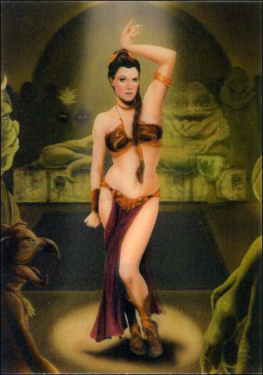 Star Wars Vivid Vision (Promo) card nn-5 Slave Leia