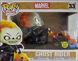 POP! Rides figure 33-B Ghost Rider (Glow) Previews Exclusive