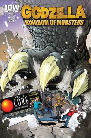 Godzilla: Kingdom of Monsters issue 1-PK The Core Cover 1/500