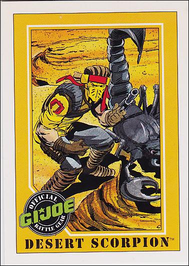 G.I. Joe (Base Set) card 75 Desert Scorpion