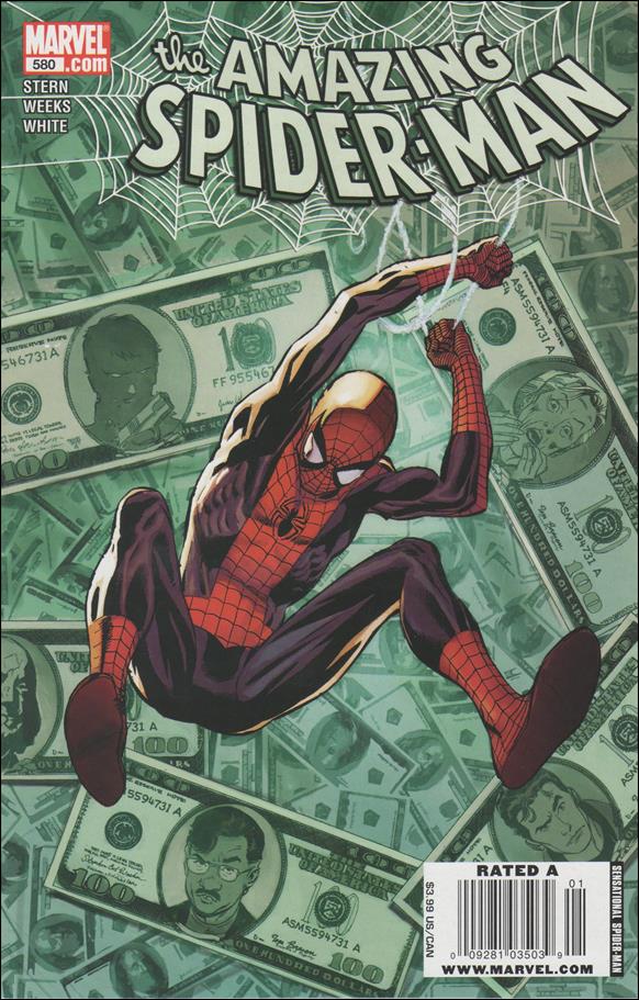 Amazing Spider-Man (1963) issue 580-B Newsstand Edition / Price Variant