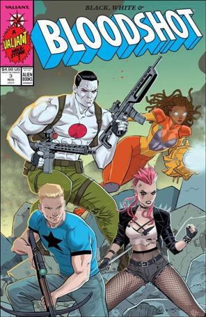 Black White & Bloodshot issue 3-D Richard Ortiz Homage Cover