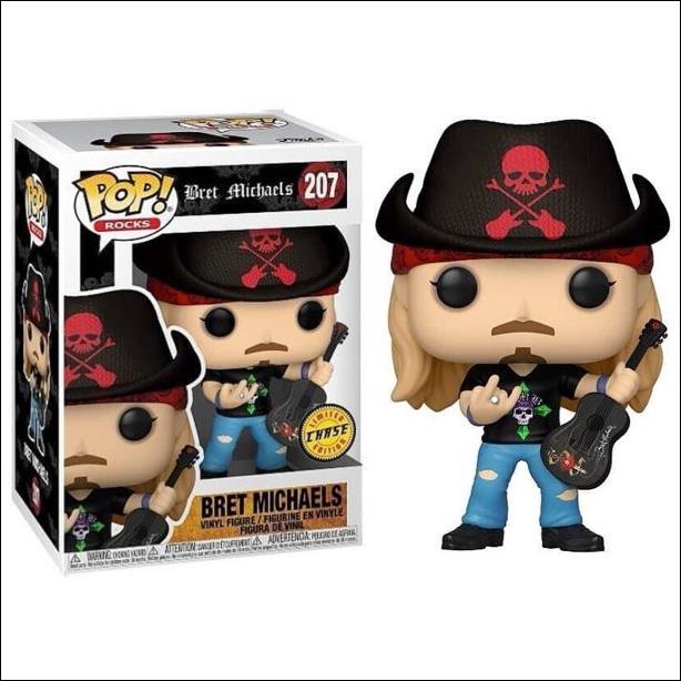 Pop! Rocks figure 207-B Bret Michaels w/ hat (1:6 Chase)