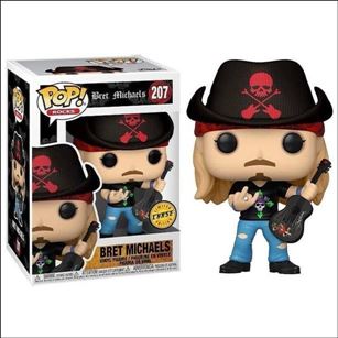 Pop! Rocks figure 207-B Bret Michaels w/ hat (1:6 Chase)