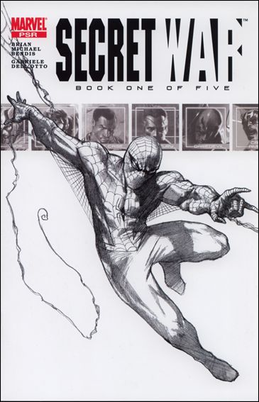 Secret War issue 1-C Wraparound Sketch Cover (3rd Printing)