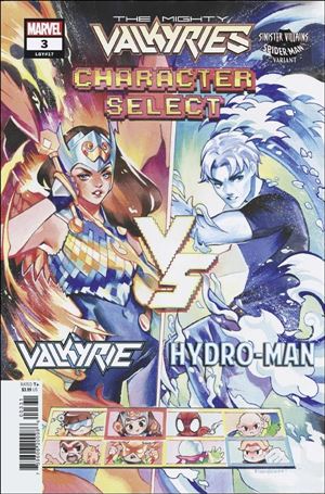 Mighty Valkyries issue 3-C Rian Gonzales Sinister Villains Cover