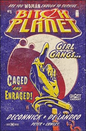 Bitch Planet issue 1-C  Rian Hughes Ghost Variant Cover