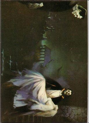 Frazetta II: The Legend Continues  (Base Set) card 53 Frankenstein and Dracula