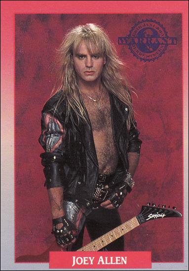 Rock Cards (Base Set) card 233 Joey Allen