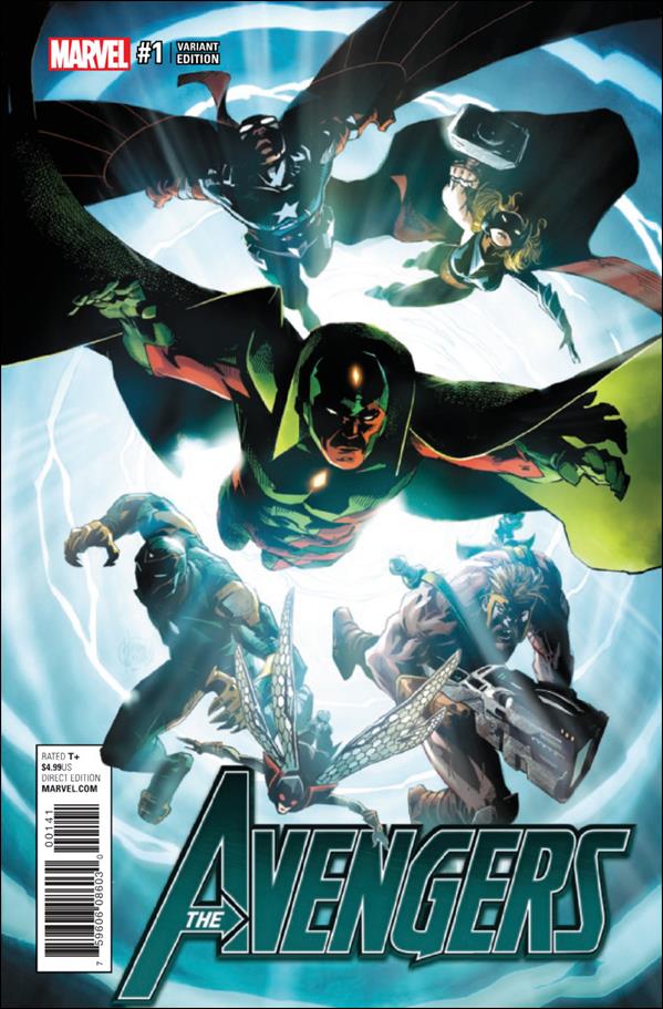 Avengers (2017) issue 1-D Adam Kubert Cover