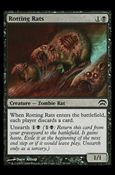 Magic the Gathering: Planechase (Base Set) card 39 Rotting Rats