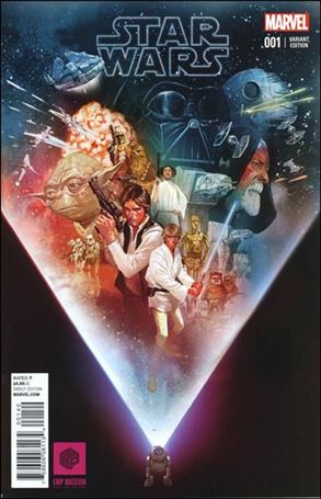 Star Wars (2015) issue 1-ZB Mike Del Mundo EMP Museum Cover