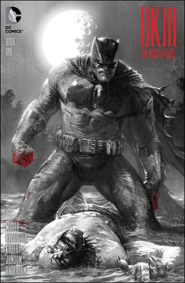 Dark Knight III: The Master Race issue 1-NF Gabriele Dell'Otto Bulletproof Comics B&W Cover