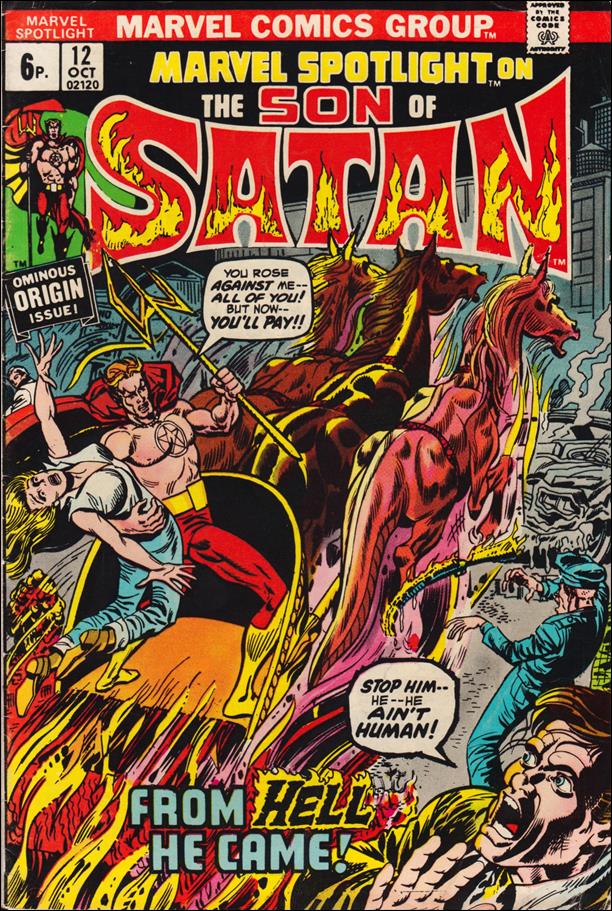 Marvel Spotlight (1971) issue 12-B UK Price Cover