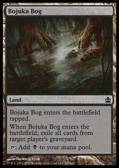 Magic the Gathering: Commander (Base Set) card 267 Bojuka Bog
