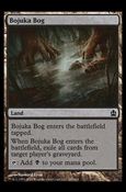 Magic the Gathering: Commander (Base Set) card 267 Bojuka Bog