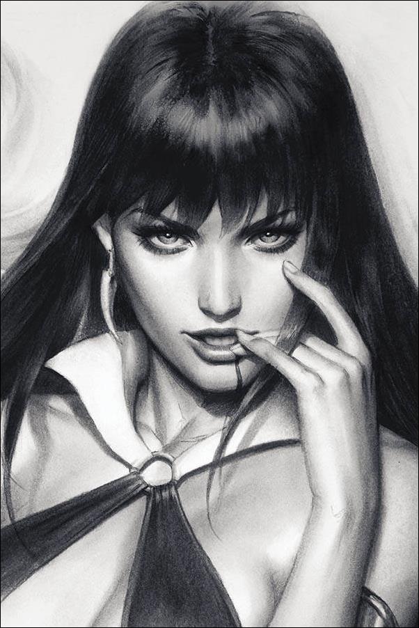 Vampirella (2019) issue 5-N Stanley "Artgerm" Lau 1:25 Charcoal Virgin Cover