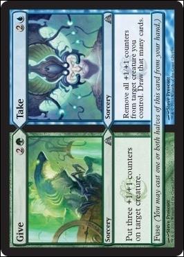 Magic the Gathering: Dragon's Maze (Base Set) card 129 Give//Take