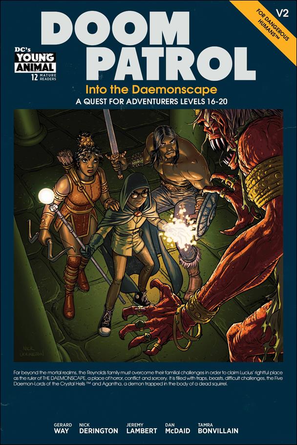Doom Patrol (2016) issue 12 Nick Derington Cover