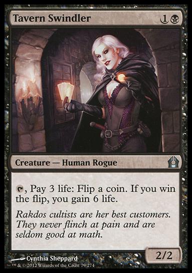 Magic the Gathering: Return to Ravnica (Base Set) card 79 Tavern Swindler