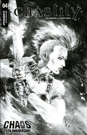 Chastity (2019) issue 4-G Alan Quah 1:10 Black & White Cover