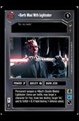 Star Wars: Theed Palace Limited (Base Set) card 6 Darth Maul With Lightsaber