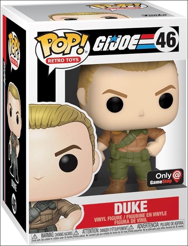 POP! Retro Toys figure 46 Duke GameStop Exclusive
