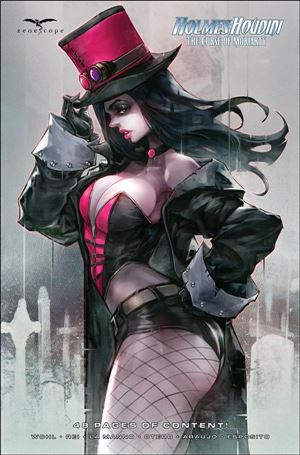 Holmes & Houdini: The Curse of Moriarty issue 1-D Ivan Tao Cover
