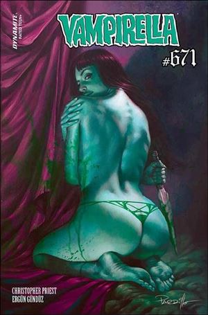 Vampirella (2019) issue 671-M Lucio Parrillo Ultraviolet Cardstock Cover