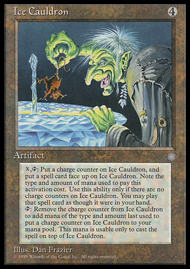 Magic the Gathering: Ice Age (Base Set) card 321 Ice Cauldron