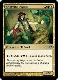 Magic the Gathering: Conflux (Base Set) card 114 Knotvine Mystic