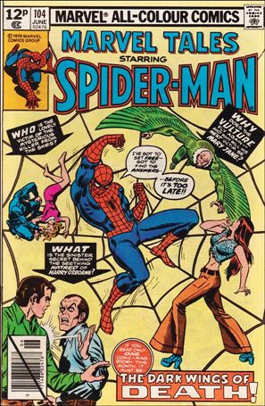 Marvel Tales (1966) issue 104-B UK Price Cover