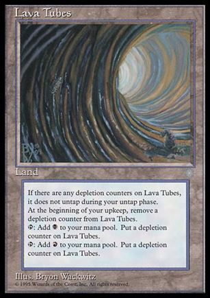 Magic the Gathering: Ice Age (Base Set) card 358 Lava Tubes