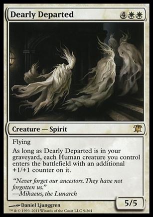 Magic the Gathering: Innistrad (Base Set) card 9 Dearly Departed