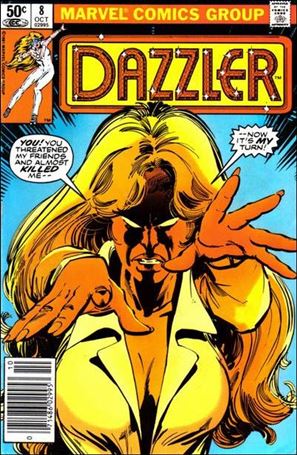 Dazzler (1981) issue 8-B Newsstand Cover