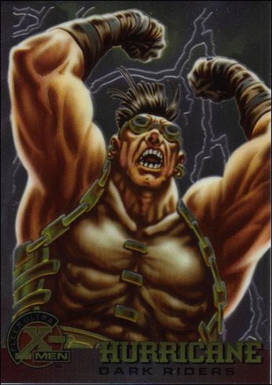 1996 Fleer Ultra X-Men All Chromium (Base Set) card 46 Hurricane