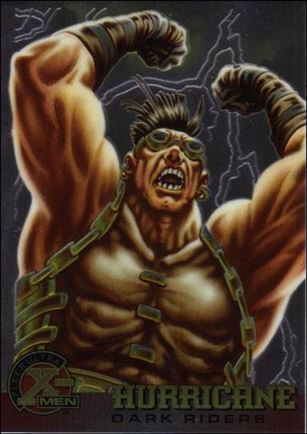 1996 Fleer Ultra X-Men All Chromium (Base Set) card 46 Hurricane