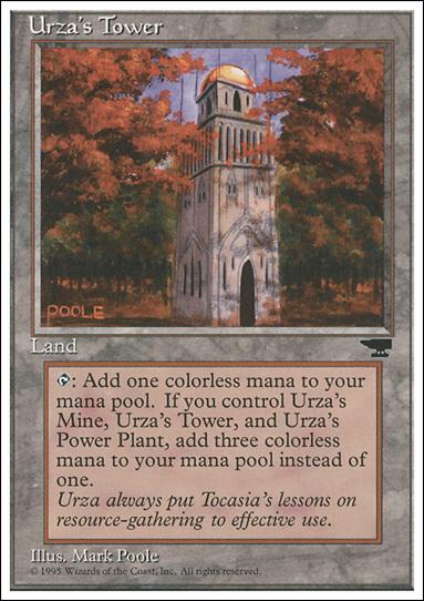 Magic the Gathering: Chronicles (Base Set) card 116 Urza's Tower