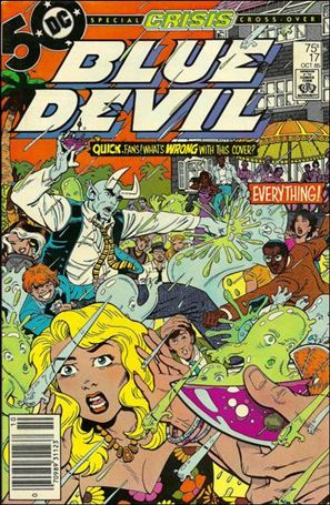 Blue Devil issue 17-B Newsstand Cover