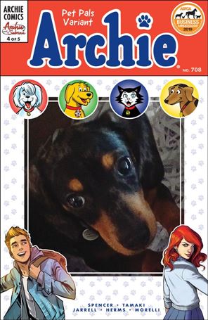 Archie (1942) issue 708-D Pet Pals Photo Cover