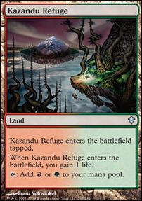 Magic The Gathering: Zendikar (Base Set) card 217 Kazandu Refuge